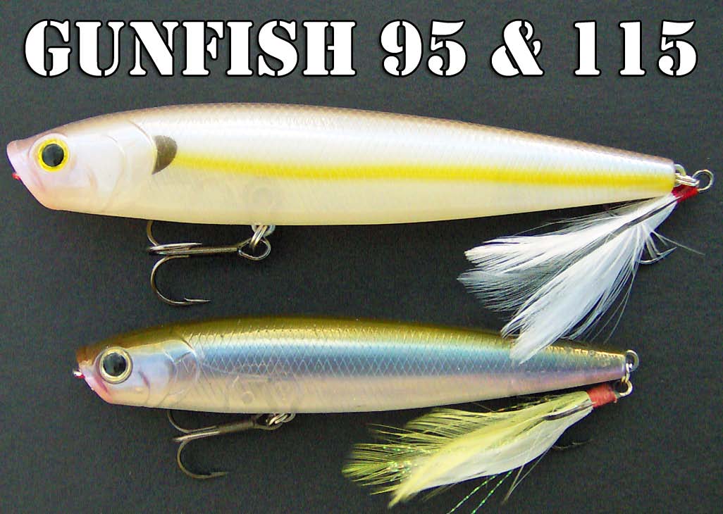 BassdozerStore.com: Lucky Craft Gunfish 95 & 115 ~ Topwater  Walking/Splashing Lures