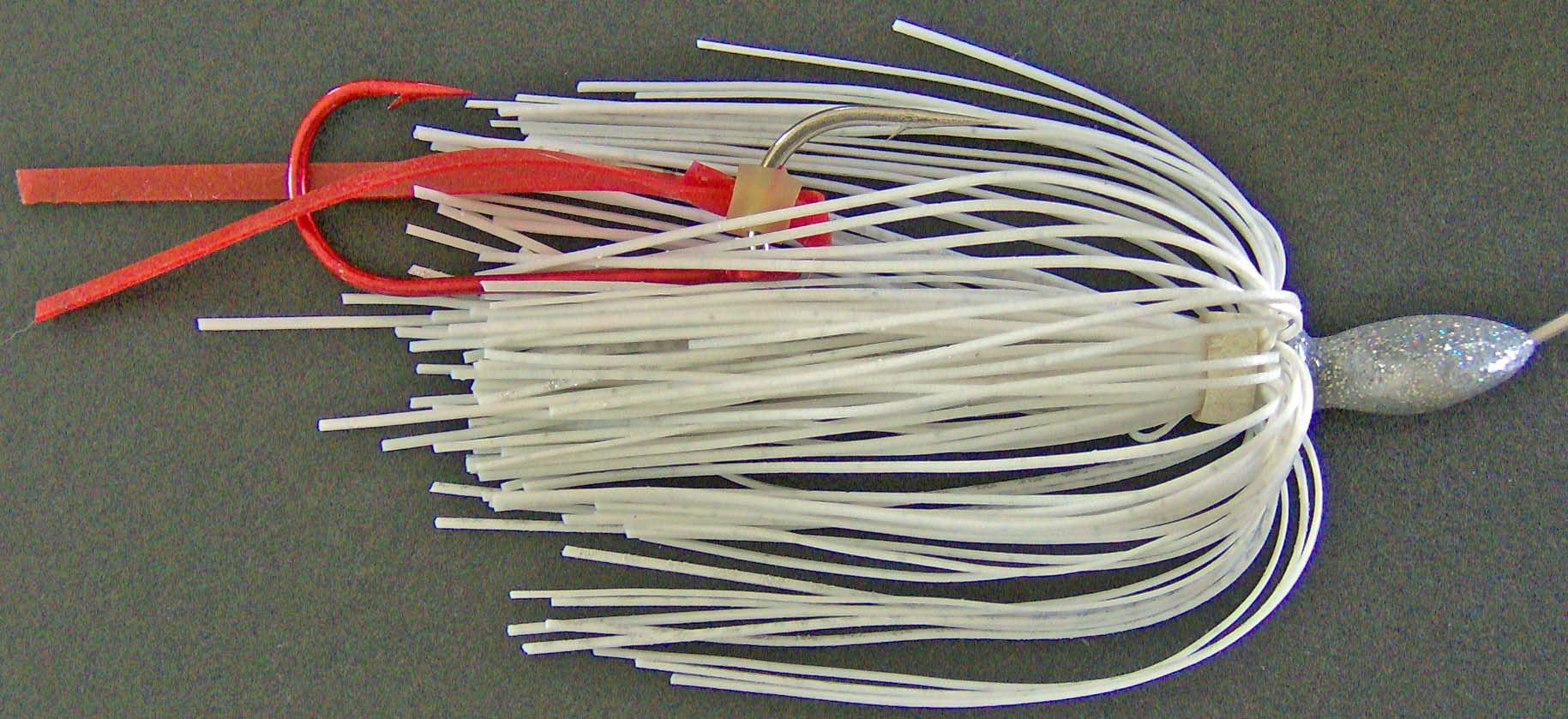 VMC 2/0 RED Spinnerbait Trailer Hooks. Qty: 5 per pack. FREE Twin Tail ...