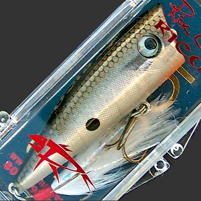 Lobina Lures Rico ~ Legendary Topwater Popper for Bass Fishing