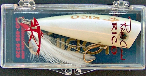 Lobina Lures Rico ~ Legendary Topwater Popper for Bass Fishing