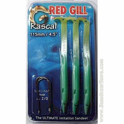 Fluorescent Green White Sand Eel Imitation Lures- Test Colour