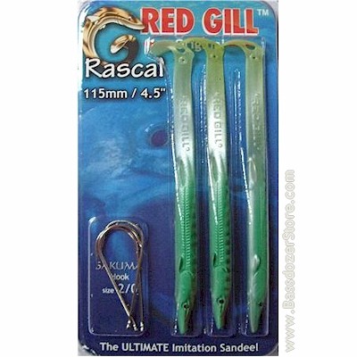 Fluorescent Green White Sand Eel Imitation Lures- Test Colour