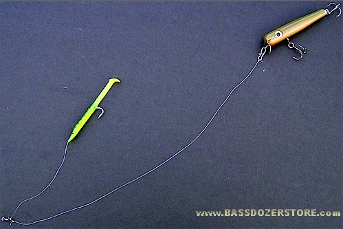 Fluorescent Green White Sand Eel Imitation Lures- Test Colour