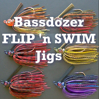 Bassdozer's Heavy Duty Flip 'n Swim Jigs Rule!