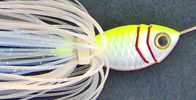 new 5 silverhead white T Tail jelly lures.