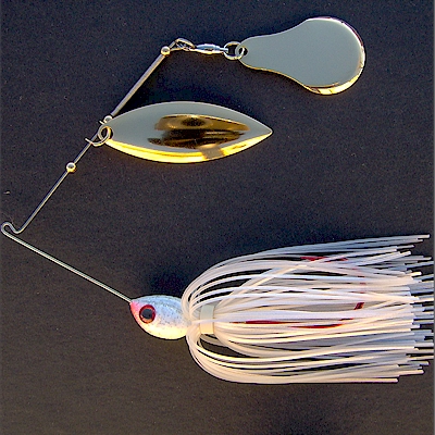 4 Buzz Bait/</>Hammered NICKEL plated BRASS Based blades  *awesome vibration*