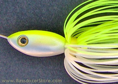 The Fishing Armory .308 Bass Spinner Lure (Color: Chartreuse)