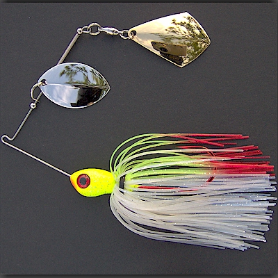 SPINNER BAITS 4 TOTAL ALL DUAL BLADE VARIOUS SIZES AND COLORS SEE PICTURES