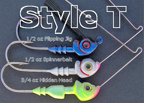 Spinnerbait Head Style Revue