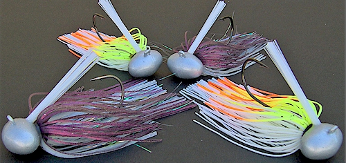 Bare Lead Jigs with Standard Jig Hooks