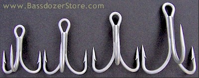 BassdozerStore.com: VMC 9626PS 4X-Strong Replacement Treble Hooks for  Striped Bass Fishing Lures