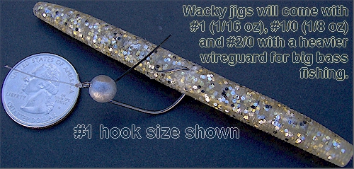 TKO Tungsten Wacky Rig Jig heads, LOW pricing, FAST SHIPPING!!!